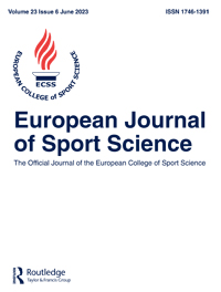 Cover image for European Journal of Sport Science, Volume 23, Issue 6, 2023