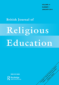 Cover image for British Journal of Religious Education, Volume 41, Issue 1, 2019