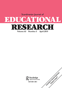 Cover image for Scandinavian Journal of Educational Research, Volume 63, Issue 3, 2019