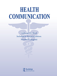 Cover image for Health Communication, Volume 33, Issue 8, 2018