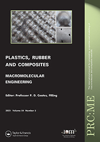 Cover image for Plastics, Rubber and Composites, Volume 50, Issue 2, 2021