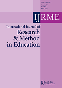 Cover image for International Journal of Research & Method in Education, Volume 43, Issue 2, 2020