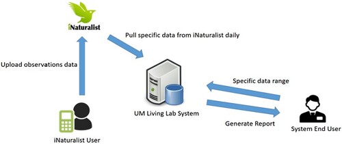 Figure 3. System Architecture for the Biodiversity System