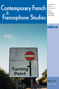 Cover image for Contemporary French and Francophone Studies, Volume 26, Issue 3, 2022
