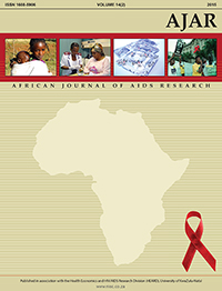 Cover image for African Journal of AIDS Research, Volume 14, Issue 2, 2015