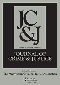 Cover image for Journal of Crime and Justice, Volume 44, Issue 4, 2021