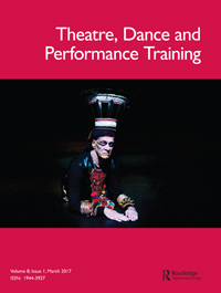 Cover image for Theatre, Dance and Performance Training, Volume 8, Issue 1, 2017