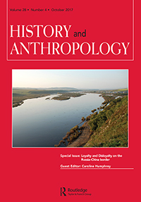 Cover image for History and Anthropology, Volume 28, Issue 4, 2017