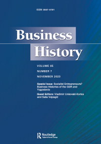 Cover image for Business History, Volume 65, Issue 7, 2023
