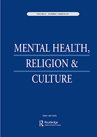 Cover image for Mental Health, Religion & Culture, Volume 22, Issue 3, 2019