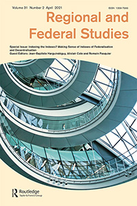Cover image for Regional & Federal Studies, Volume 31, Issue 2, 2021