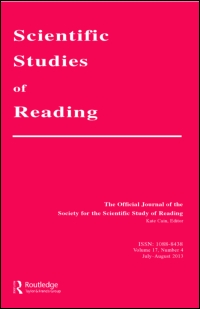 Cover image for Scientific Studies of Reading, Volume 21, Issue 2, 2017
