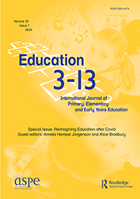 Cover image for Education 3-13, Volume 52, Issue 1, 2024