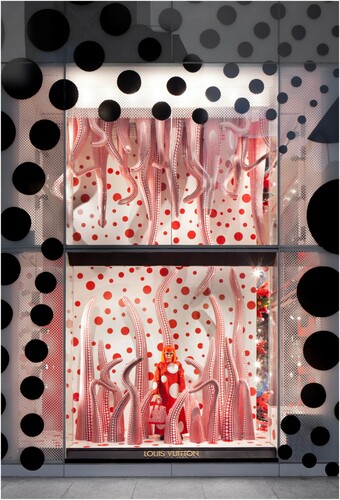 Figure 5. Vitrines Kusama: New York 5th Avenue House, United States. © LOUIS VUITTON MALLETIER / STEPHANE MURATET. Store name: 86 – LV NEW YORK 5TH AVENUE.