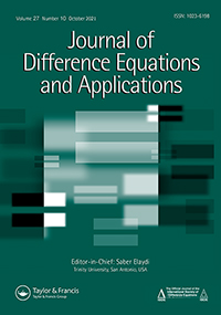 Cover image for Journal of Difference Equations and Applications, Volume 27, Issue 10, 2021