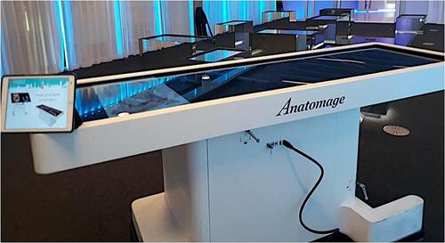 Figure 3 The Anatomage Table 7 for Anatomical dissection, physiological/functional simulation, demonstration and teaching facility.