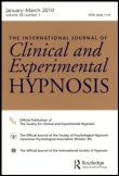 Cover image for International Journal of Clinical and Experimental Hypnosis, Volume 8, Issue 2, 1960