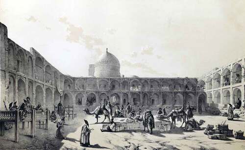 Caravanserais were places where travellers could rest, transact and rechargeFootnote1