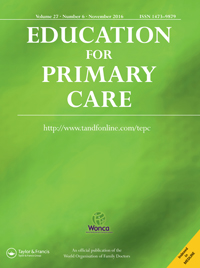 Cover image for Education for Primary Care, Volume 27, Issue 6, 2016