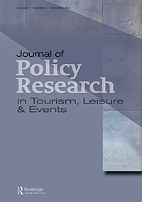Cover image for Journal of Policy Research in Tourism, Leisure and Events, Volume 7, Issue 3, 2015