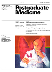 Cover image for Postgraduate Medicine, Volume 70, Issue 1, 1981