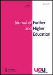Cover image for Journal of Further and Higher Education, Volume 29, Issue 3, 2005
