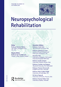 Cover image for Neuropsychological Rehabilitation, Volume 30, Issue 9, 2020