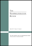 Cover image for The Nonproliferation Review, Volume 9, Issue 2, 2002
