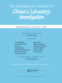 Cover image for Scandinavian Journal of Clinical and Laboratory Investigation, Volume 83, Issue 2, 2023