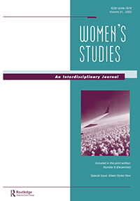 Cover image for Women's Studies, Volume 51, Issue 8, 2022