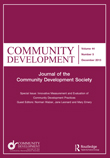 Cover image for Community Development, Volume 44, Issue 5, 2013