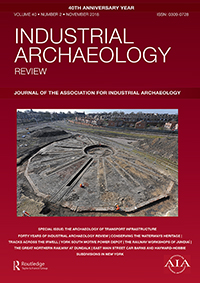 Cover image for Industrial Archaeology Review, Volume 40, Issue 2, 2018