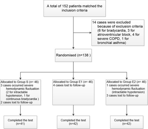 Figure 1 Flow chart of inclusion, exclusion, and randomization of all patients.