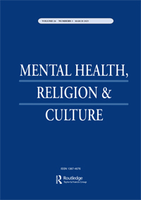Cover image for Mental Health, Religion & Culture, Volume 26, Issue 3, 2023