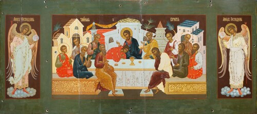 Figure 3. Icon Last Supper (149 × 66.5 cm) by N.S. Emelyanov.