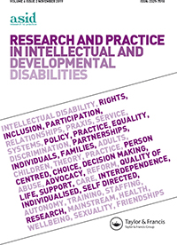 Cover image for Research and Practice in Intellectual and Developmental Disabilities, Volume 6, Issue 2, 2019