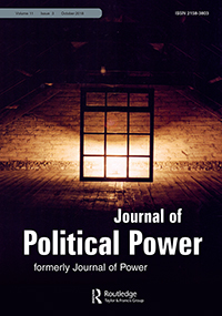 Cover image for Journal of Political Power, Volume 11, Issue 3, 2018