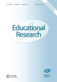 Cover image for Educational Research, Volume 59, Issue 1, 2017