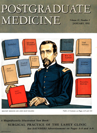 Cover image for Postgraduate Medicine, Volume 11, Issue 1, 1952