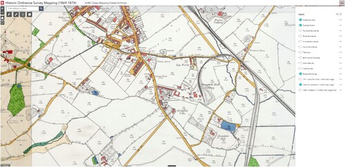 Figure 22. Historic Ordnance Survey Mapping (1869–1874)