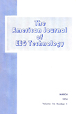 Cover image for The Neurodiagnostic Journal, Volume 14, Issue 1, 1974