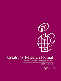 Cover image for Creativity Research Journal, Volume 34, Issue 1, 2022