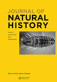 Cover image for Journal of Natural History, Volume 54, Issue 35-36, 2020