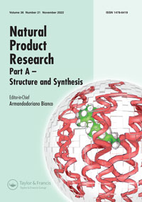 Cover image for Natural Product Research, Volume 36, Issue 21, 2022