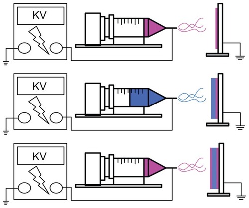 Figure 1 Electrospinning apparatus.