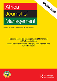 Cover image for Africa Journal of Management, Volume 5, Issue 3, 2019