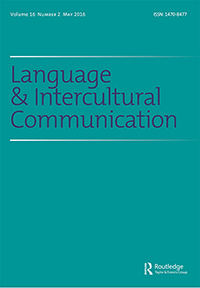 Cover image for Language and Intercultural Communication, Volume 16, Issue 2, 2016