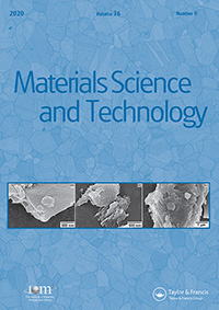 Cover image for Materials Science and Technology, Volume 36, Issue 8, 2020
