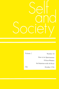 Cover image for Self & Society, Volume 2, Issue 10, 1974