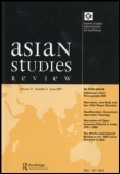 Cover image for Asian Studies Review, Volume 25, Issue 4, 2001